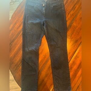 Jones New York Women's Dark Blue Straight Jeans